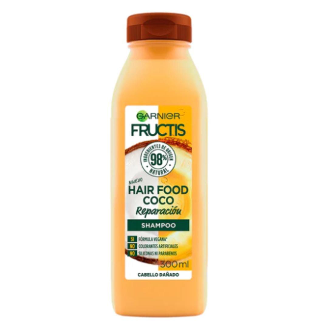 Garnier Fructis Hair Food Shampoo Coco Reparacion X 300 Ml