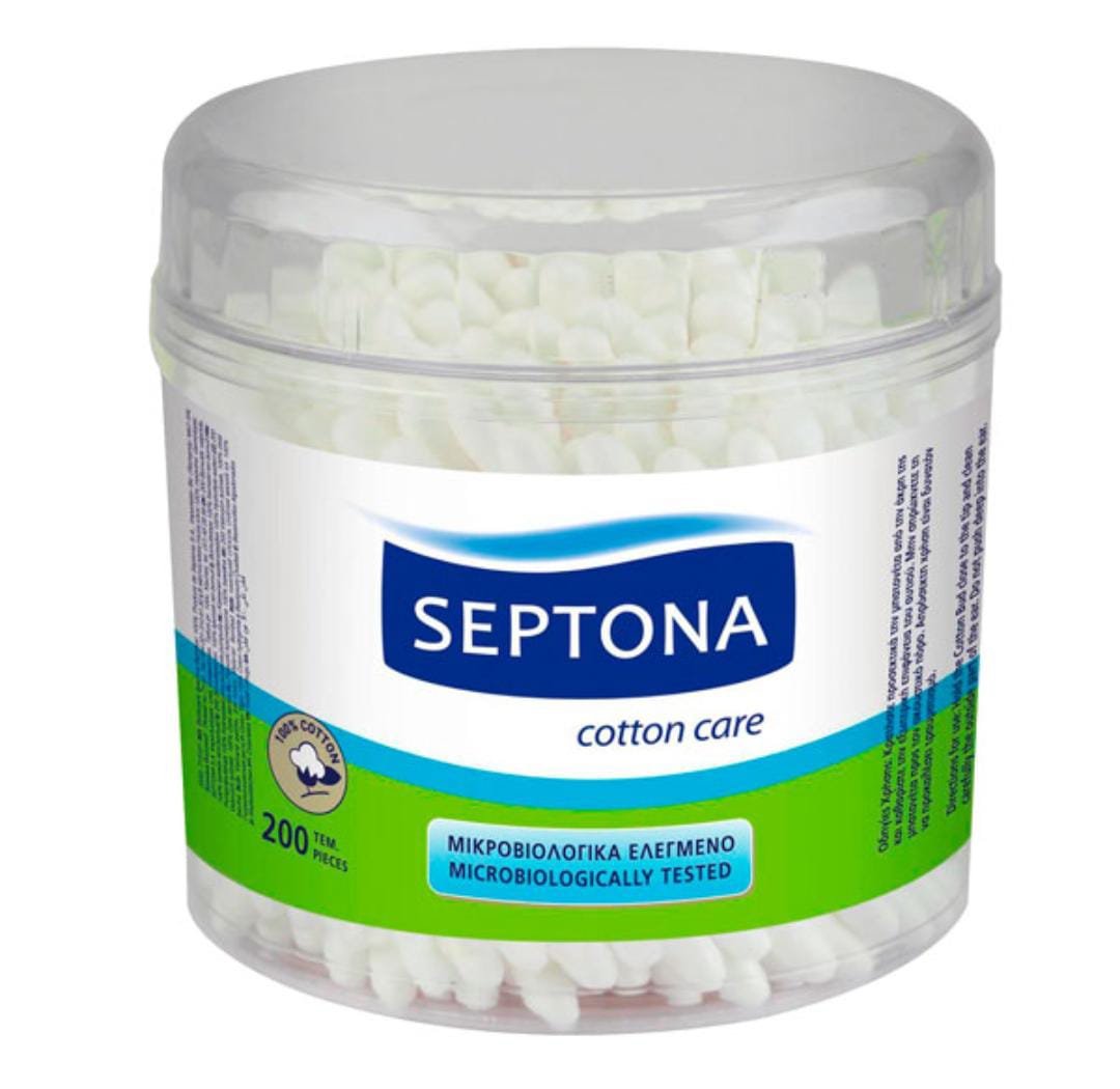 Septona Cotonetes Pote X 200 Unidades