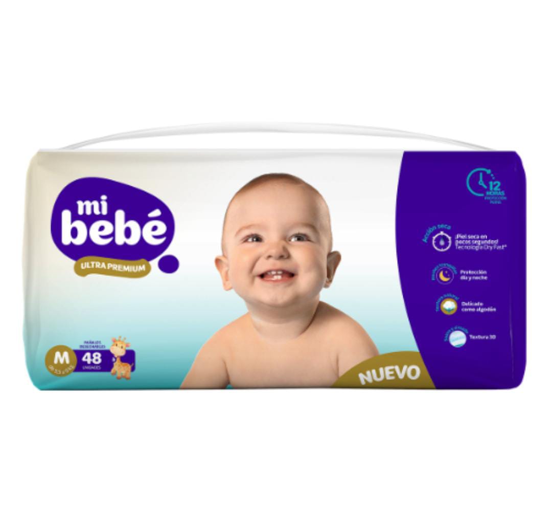 Mi Bebe Pañal Talla G X 40 Unidades