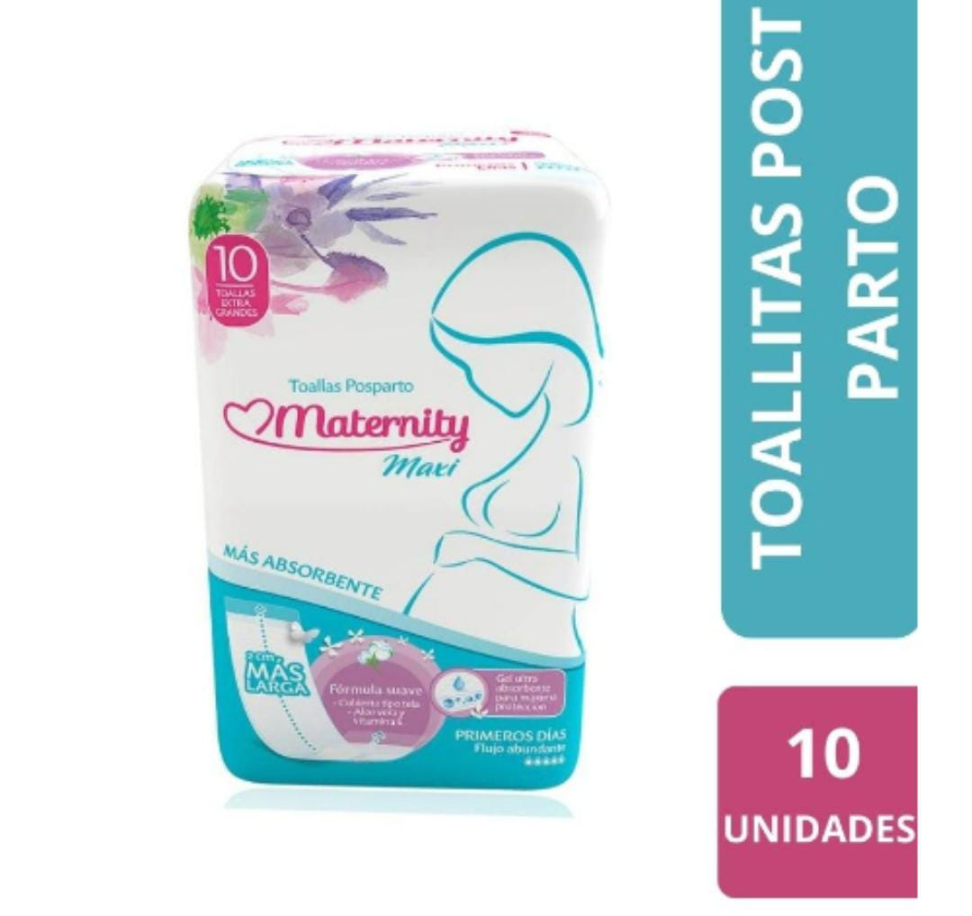 Prudential Toalla Maxi Maternity Xg X 10 Unidades